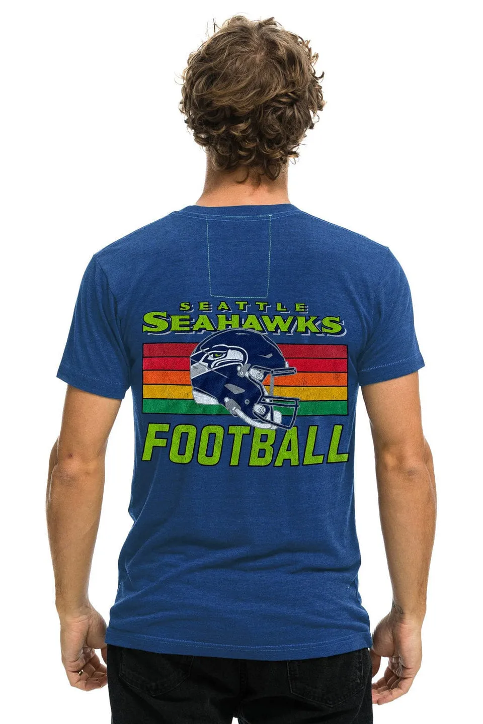 Aviator Nation x Super Bowl 2026 Seattle Seahawks Crew Tee