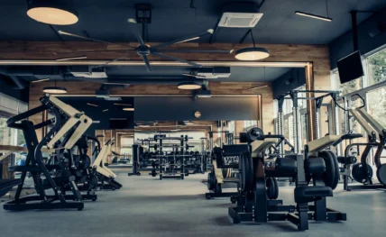 interior a gym filled with equipment