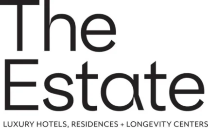 a text-based logo for The Estate